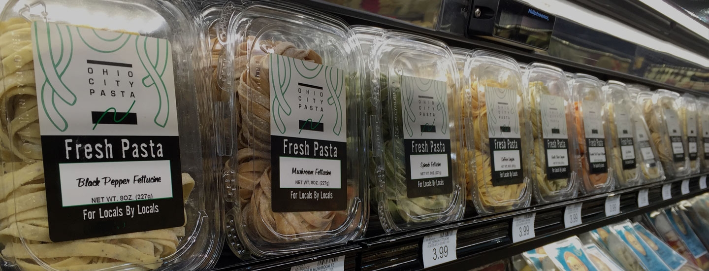 Ohio City Pasta sold at select grocery stores